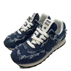 未使用✨‼️MIUMIU × new balance スニーカー デニムスニーカー