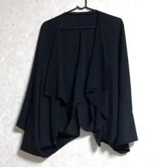 EMODA 羽織り カーディガン 変形 ドルマンスリーブ フリーサイズ 黒