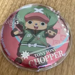ワンピース　チョッパー　usj コラボ　限定　缶バッジ　専用カバー付