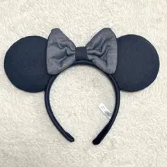 ディズニー カチューシャ デニム風 ミニー TDR TDS