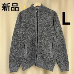 2点まとめ売りメンズ ジップアップ ニット セーター