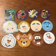 非売品　ディズニーランド　キャラクター ステッカー 12枚セット