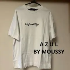 ワンコインスタート♪AZUL BY MOUSSY Tシャツ ホワイト L