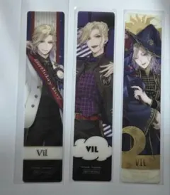 ツイステ　ツイステッドワンダーランド　特典　クリアしおり　ヴィル　バースデー