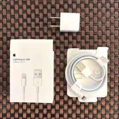 Apple純正 Lightningケーブル0.5m＋USB電源アダプタのサムネイル
