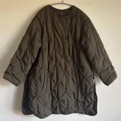kastane 中綿キルティングジャケット カーキ