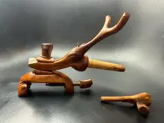ヴィンテージ スキーヤーの置物 文鎮 Japanese modern 南部鉄器 - メルカリ