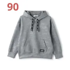 X-girl Stages エックスガールステージス　エンボスロゴパーカー