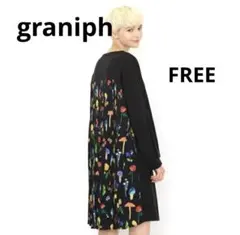 グラニフ☆バックプリーツワンピース☆FREE