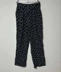 Talbots タルボット　総柄パンツ　イージーパンツ　幾何学柄　ゆったりパンツのサムネイル