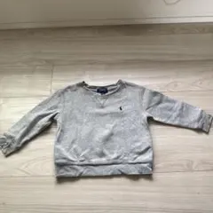 美品⭐︎即発送可Polo Ralph Lauren グレー トレーナー 100cmのサムネイル