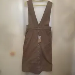 ブラウン サロペット スカート 3L タグ付き