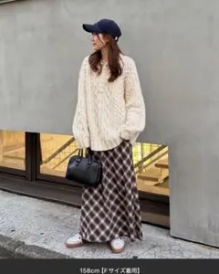 新品♡ DISCOAT ケーブルニットポロ