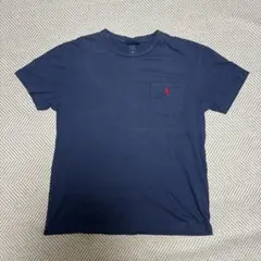 美品 90s ラルフローレン Tシャツ シングルステッチ 青のサムネイル