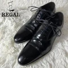 美品 REGAL リーガル ストレートチップ 革靴 ビジネス 011R 25cm