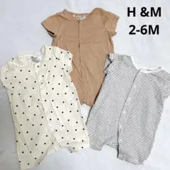 M&Mロンパース3点セット