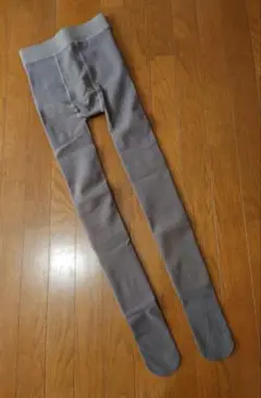 未使用！フェイクタイツ　裏起毛　グレー　大きいサイズ