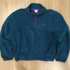 90s LL Bean エルエルビーン スナップT グリーン