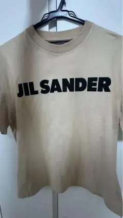 JIL SANDER ベージュ ロゴTシャツ 半袖　一時値下げ