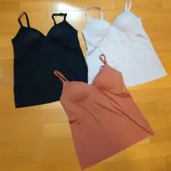 ユニクロ　ブラキャミソールト　XL 　3枚セット