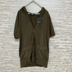 イーストボーイ 半袖パーカー カーキ 新品　タグ付き　カジュアル　シンプル