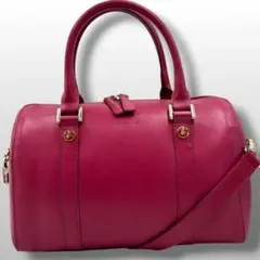 agnes b アニエスベー　ボストンバッグ ショルダーバッグ　2way レザー