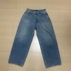 balenciaga 22aw プルアップワイドバギーデニム xs - メルカリ