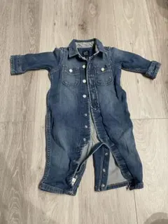 GAP デニム ロンパース カバーオール 3-6monthsのサムネイル
