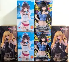 ToLOVEるダークネス　古手川唯 結城美柑 & 金色の闇フィギュア 6個セット