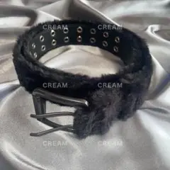 afb ファーベルト　黒 FUR BELT – AFB