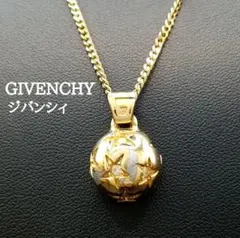 ジバンシィ ゴールド ネックレス ロゴ ヴィンテージ ペンダント 