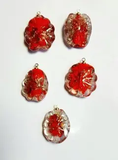 ランプワーク・トンボ玉・ハンドメイド・コネクター・チャーム・ペンダントトップ