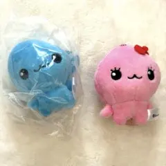 しずくちゃん ふわふわぬいぐるみ 마스코트 가챠 うるおいちゃん 2点セット