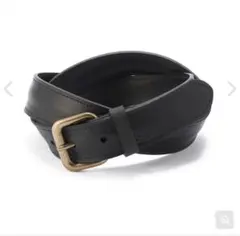 IL BISONTE 黒 本革 ベルト