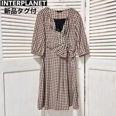 新品 タグ付 INTERPLANET インタープラネット ドット ワンピースのサムネイル
