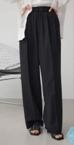 アズールバイマウジー　2タックイージースラックス　新品タグ付
