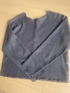 グレー 長袖 トップス