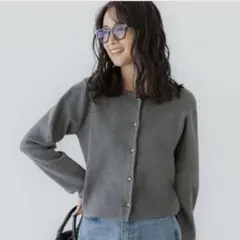 coca コカ　金ボタンニットカーディガン