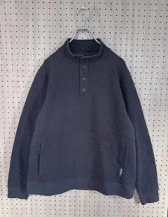 Eddie Bauer キルティングハーフボタンコットンスナップT