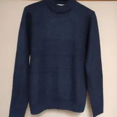 RESTORATION ネイビー クルーネックニット S 新品　タグなし