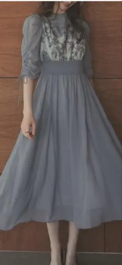 couture by ROJITA 夏用 ロングワンピース パープル - メルカリ
