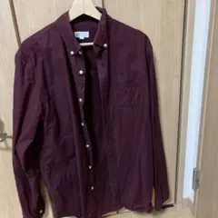 GAP バーガンディ シャツ M
