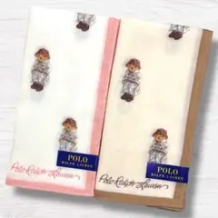 POLO RALPH LAUREN ハンカチ　2枚セット　ポロベア