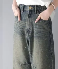 mily bilet デニムパンツ ストーンデニム ミリービレット