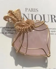 ローズクォーツ　ペンダントトップ