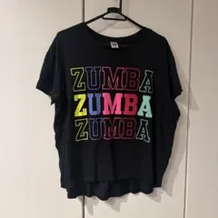 ZUMBA カラフルロゴ Tシャツ ブラック