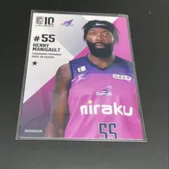 B.LEAGUE CARD ケニー・マニゴールト選手　福島　2025-26
