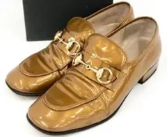 GUCCI トムフォード期 アーカイブ スエード ホービットローファー 23am