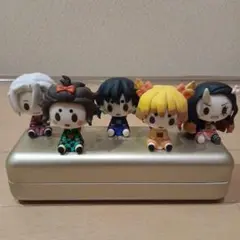 【フルコンプ】鬼滅の刃 鬼の棲む街 全５種 ちょこのっこ フィギュア　開封美品♪