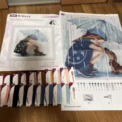 RIOLIS クロスステッチ残り糸と図案
